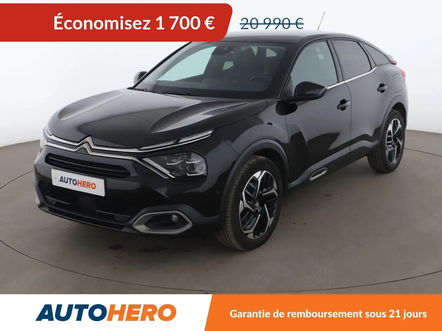 Citroen C4 1.5 Blue-HDi Shine EAT8 Noir - 1