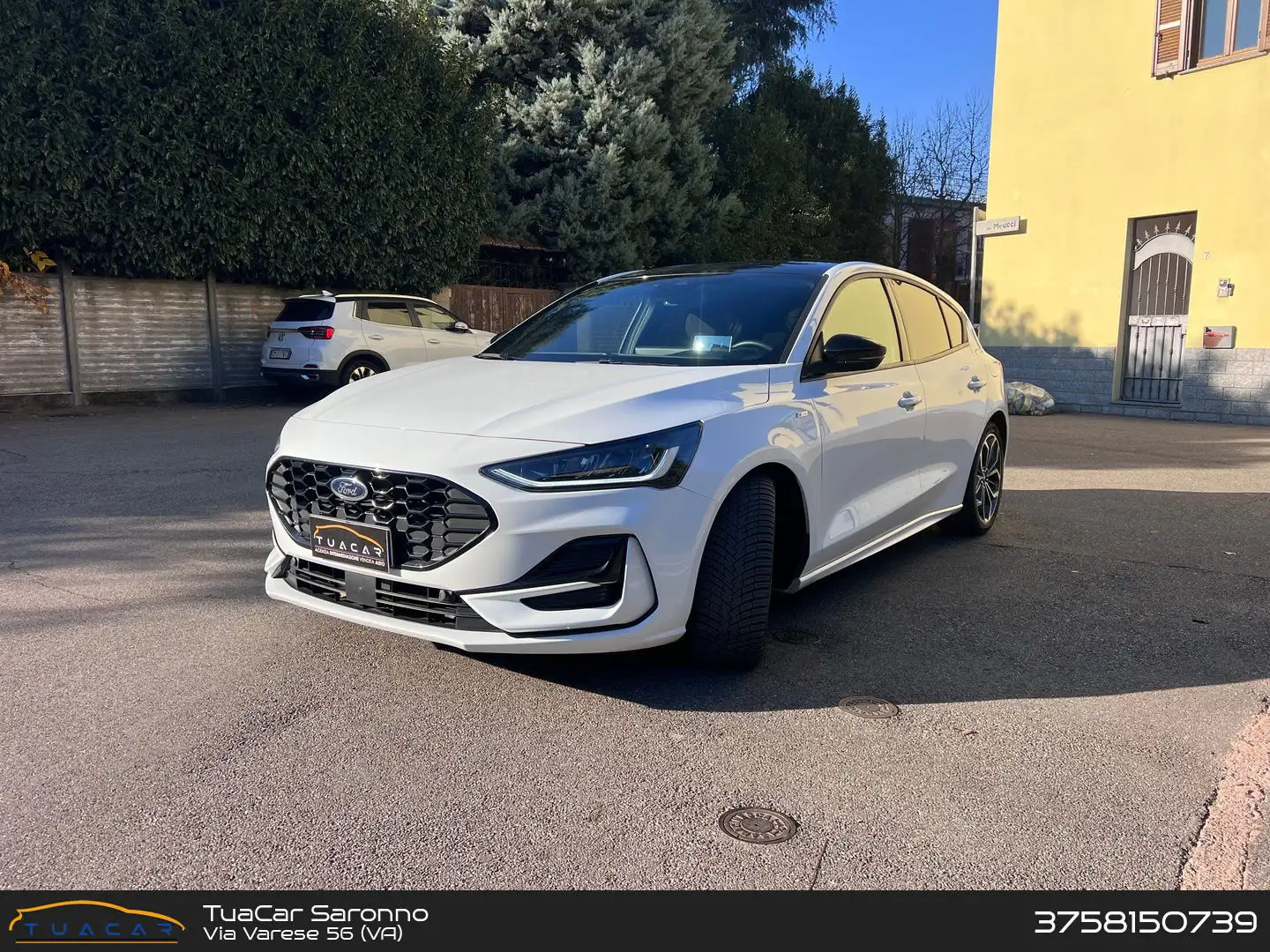 Ford Focus ST Line X 1.0 EcoBoost mHEV Weiß - 1