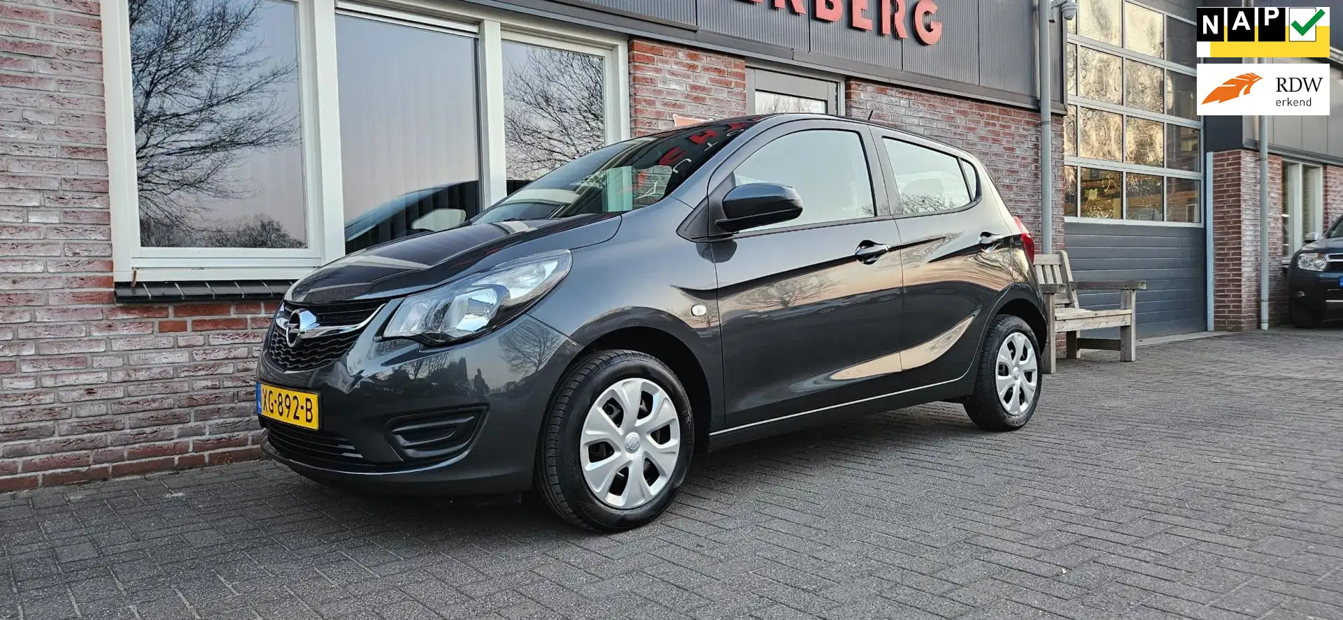 Opel Karl 1.0 ecoFLEX Edition Airco! Cruise Control! NAP! Ne Grijs - 1