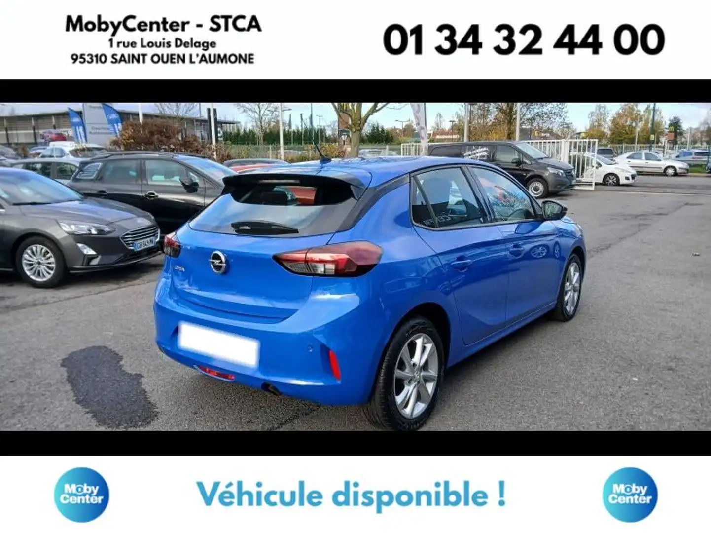 Opel Corsa 1.2 Turbo 100ch Elegance Business Bleu - 2