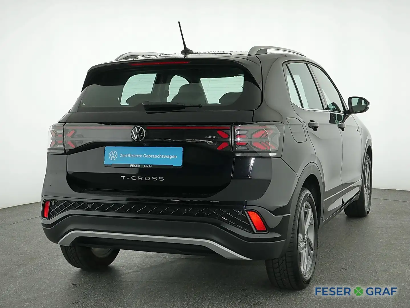 Volkswagen T-Cross R-Line 1.0 TSI DSG Navi Kamera LED SiHz Schwarz - 2