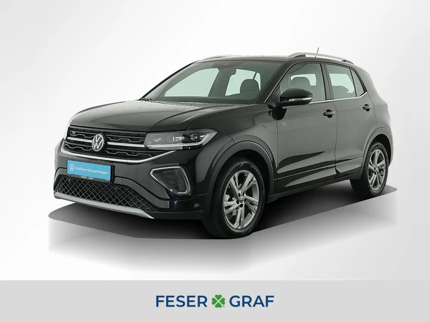Volkswagen T-Cross R-Line 1.0 TSI DSG Navi Kamera LED SiHz Schwarz - 1