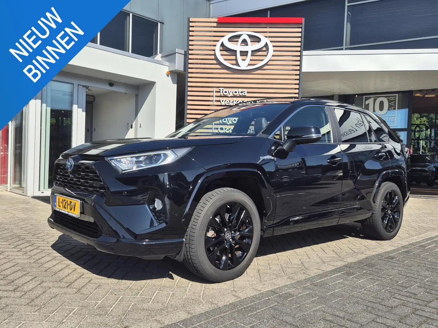 Toyota RAV 4 2.5 Hybrid Black Edition PANORAMADAK TH 360° CAMER Zwart - 1
