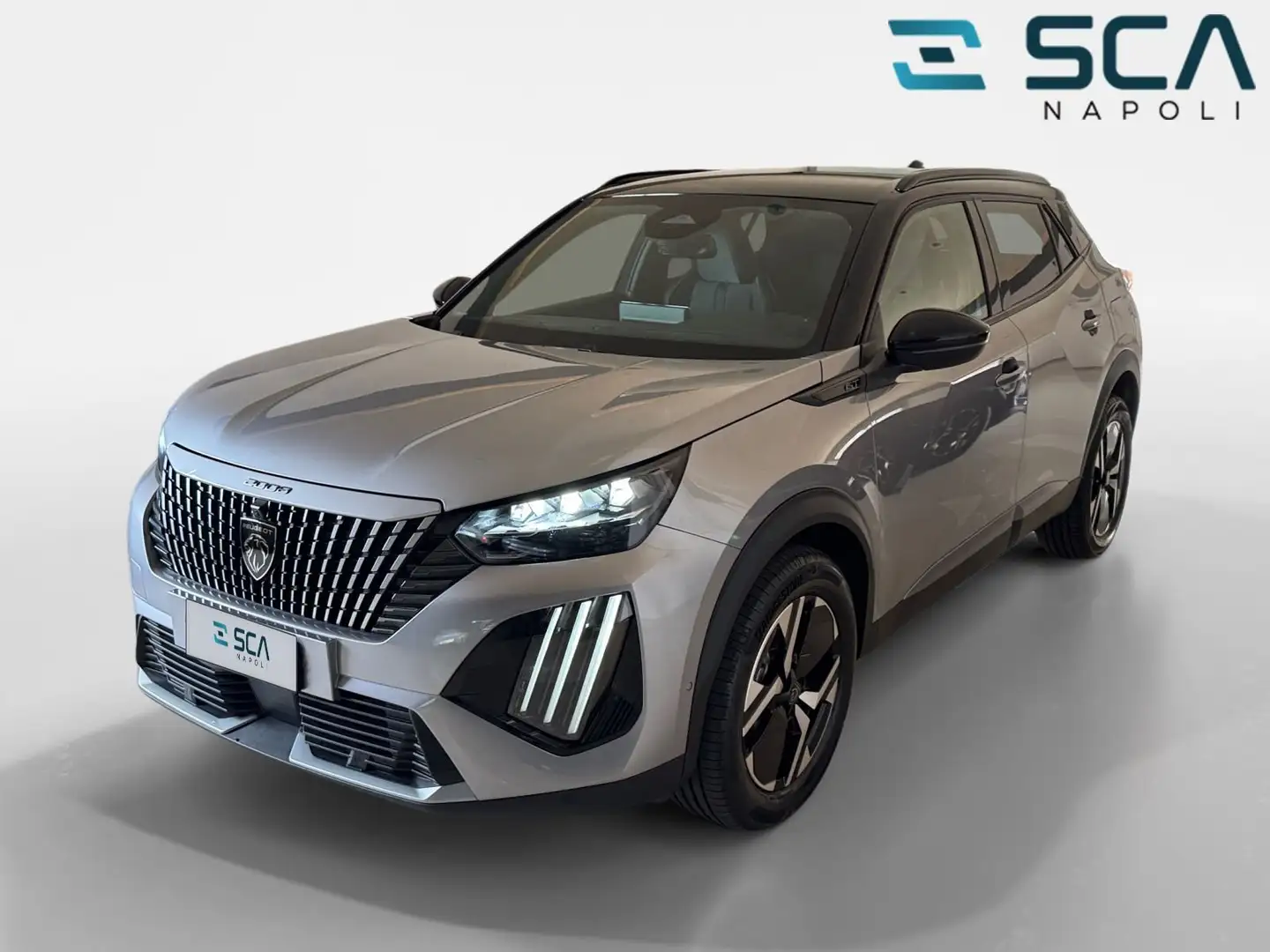 Peugeot 2008 2008 Hybrid 145 e-DCS6 GT Grijs - 1