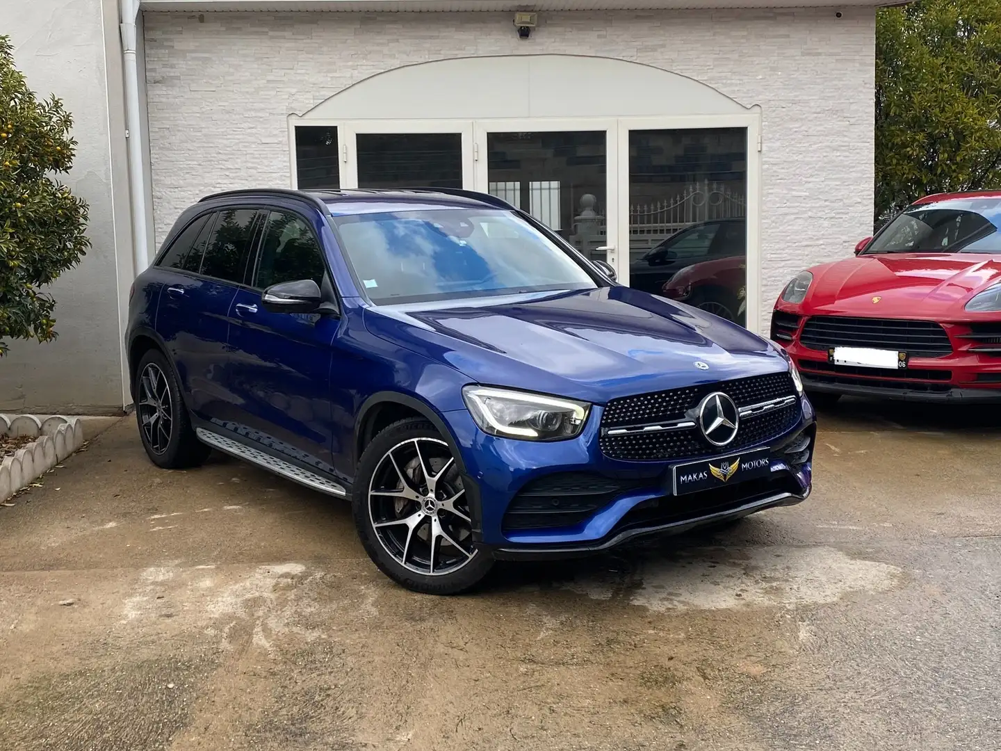 Mercedes-Benz GLC 300 d 9G-Tronic 4Matic AMG Line Bleu - 1