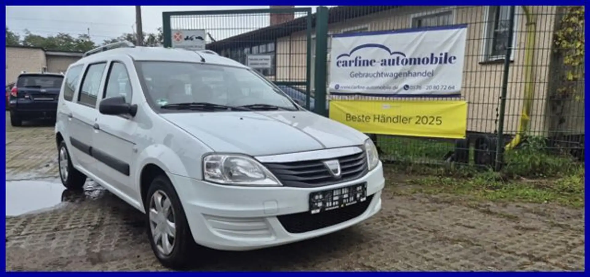 Dacia Logan MCV Ambiance *109TKM*HU:9-26 abfahrbereit Blanc - 1