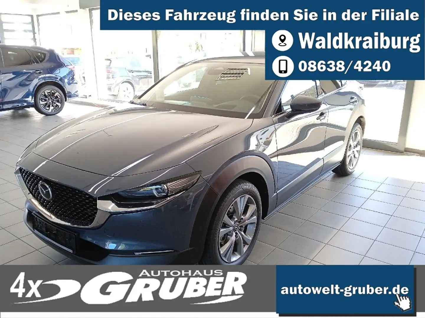Mazda CX-30 2.5L e-SKYACTIV G Automatik Exclusive Grau - 1