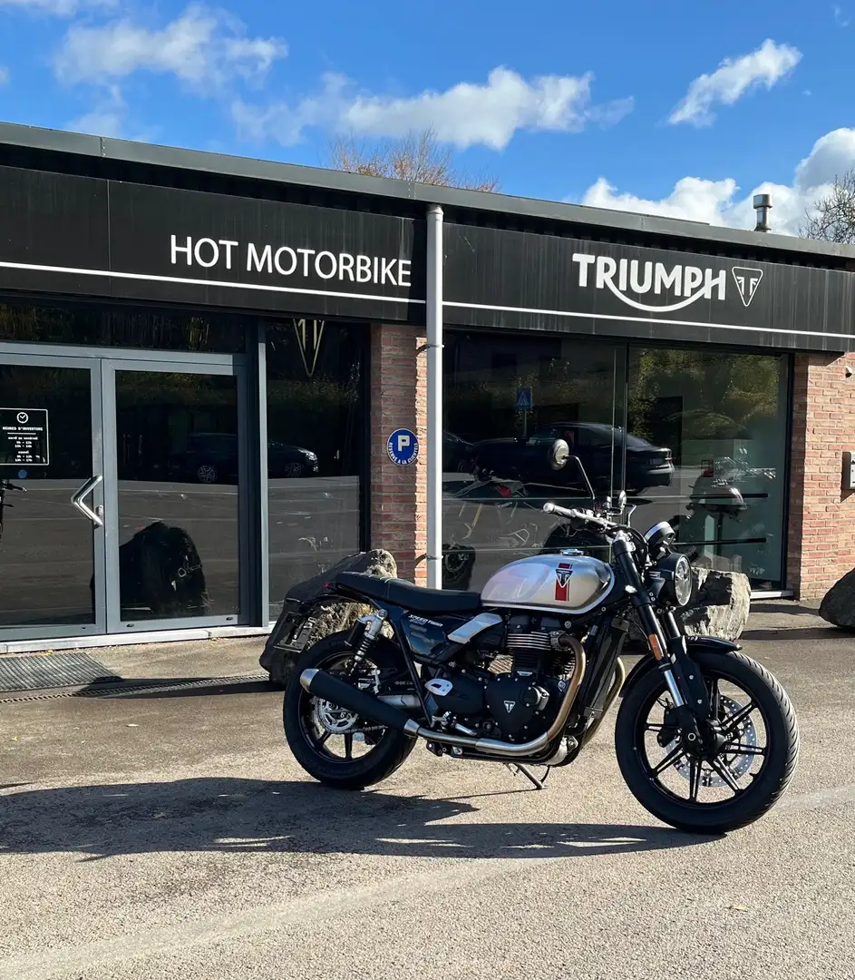 Triumph Speed Twin 900 (garantie 24 mois) Argent - 1