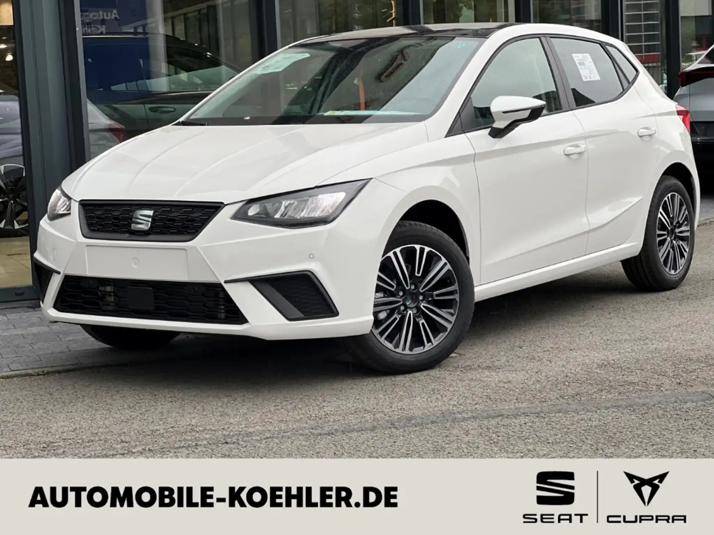 SEAT Ibiza Road Edition 1.0 TSI DSG PDC, RVC, Pano Weiß - 1