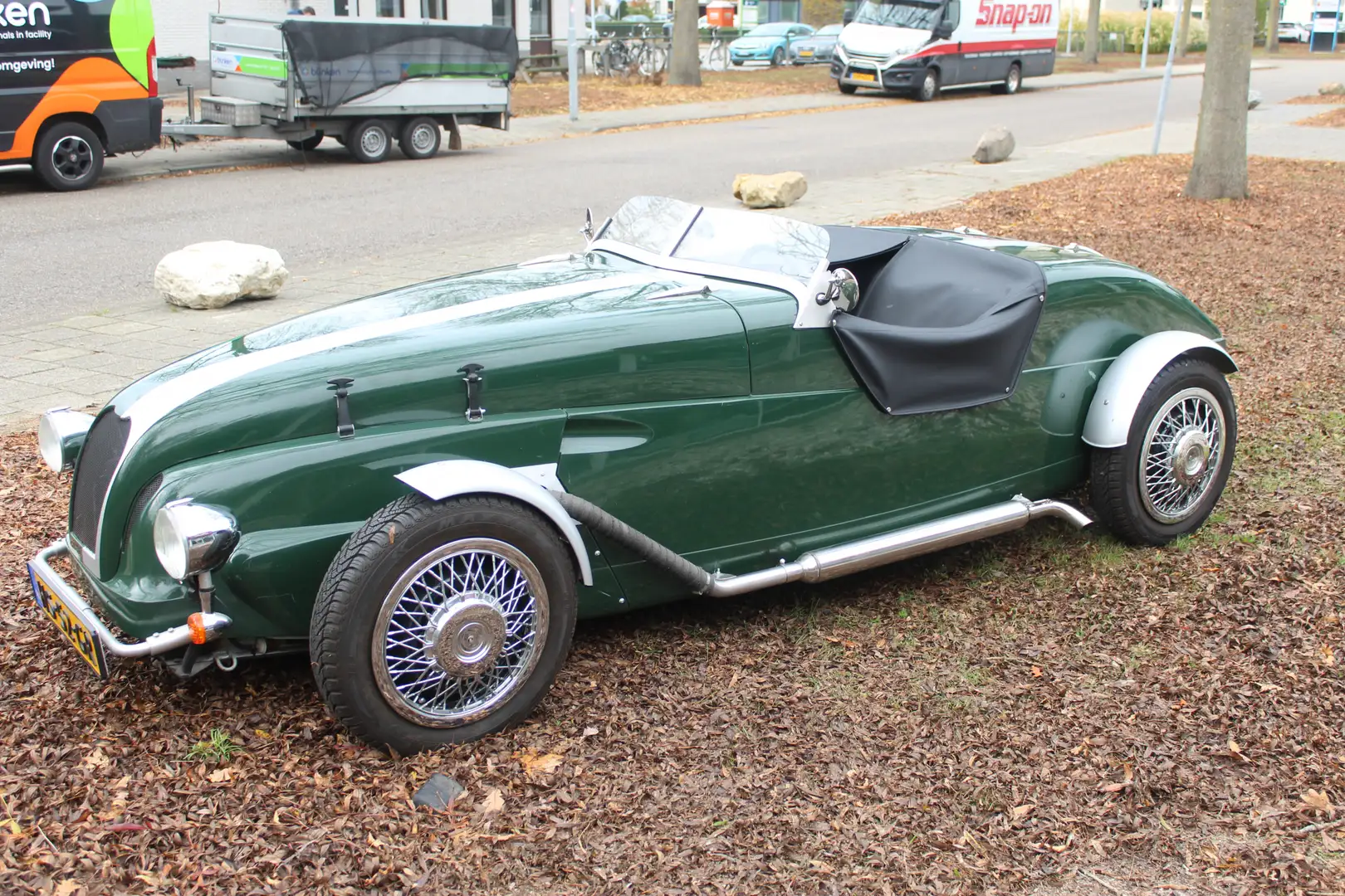 Trike Citroen Burton citroen 2cv Burton Cabrio Vert - 2