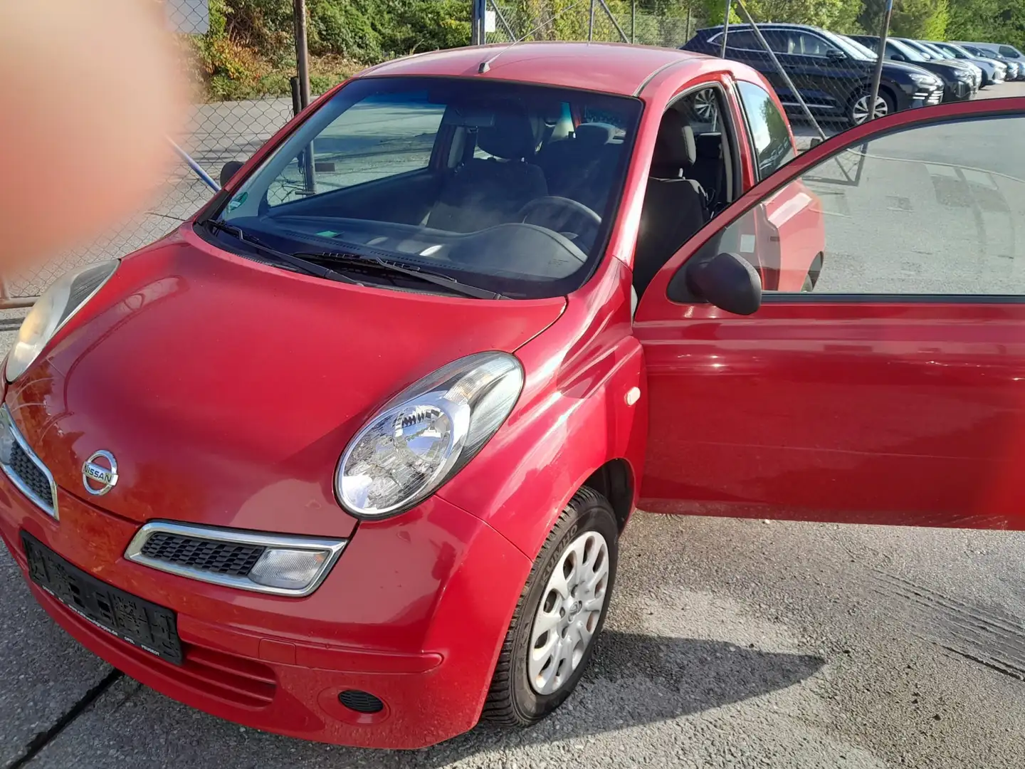 Nissan Micra 1. Hand,Servo,eFh,2 J Tüv,Zv&Fb,1 J. Garantie, Rot - 1