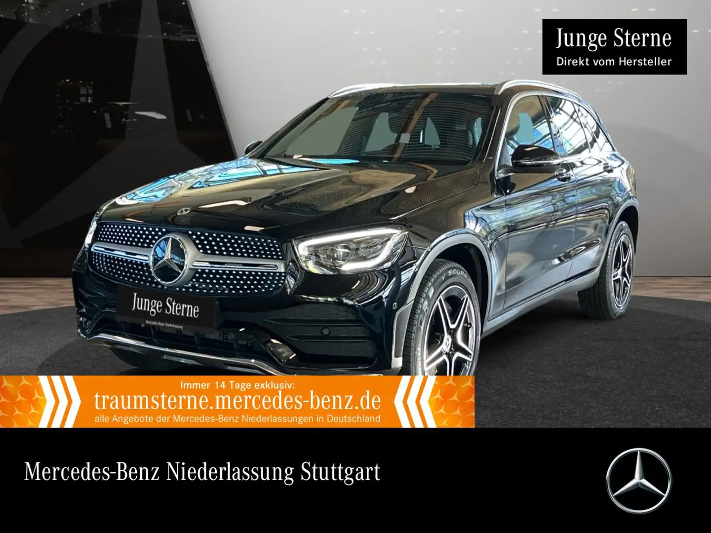 Mercedes-Benz GLC 300 e 4M AMG+PANO+MULTIBEAM+KAMERA+SPUR+TOTW Schwarz - 1