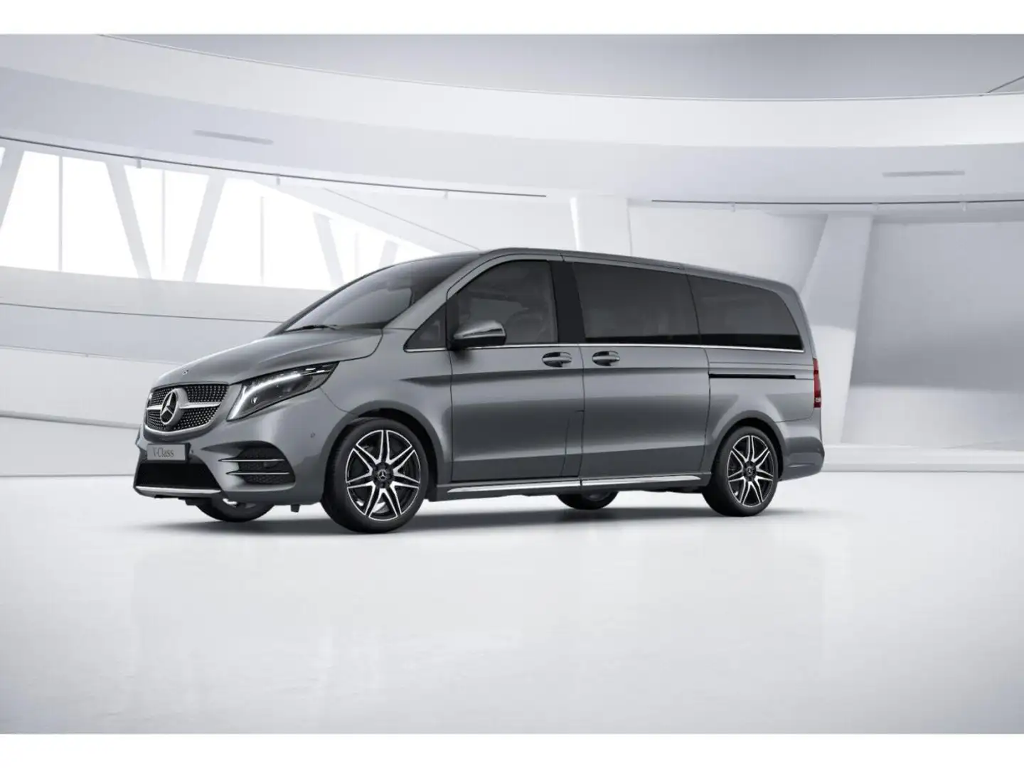 Mercedes-Benz V 300 d 4x4 AVA Lang AMG Burm*360°StdHz*Sitzbelü Grau - 2