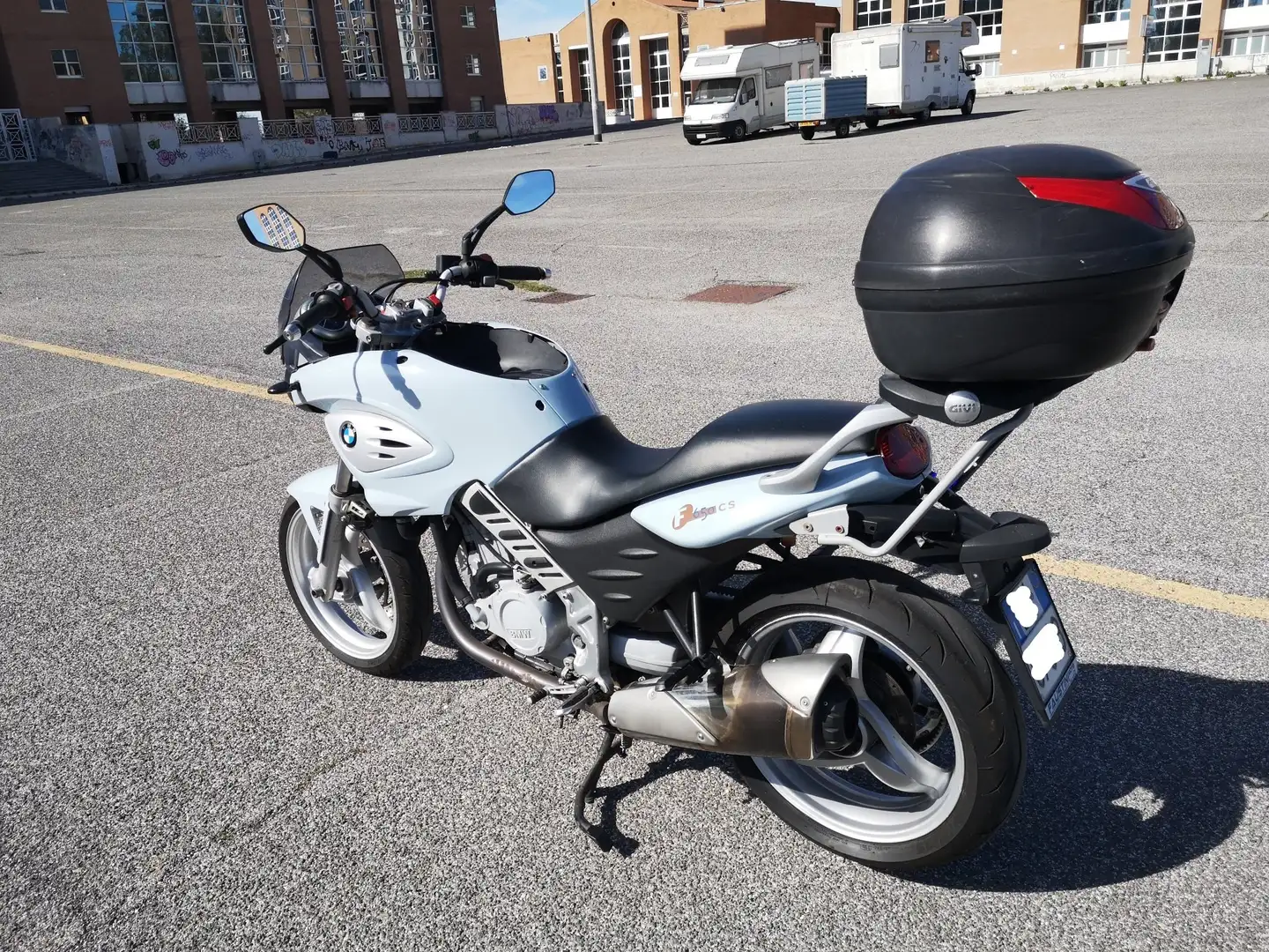 BMW F 650 CS Argent - 1