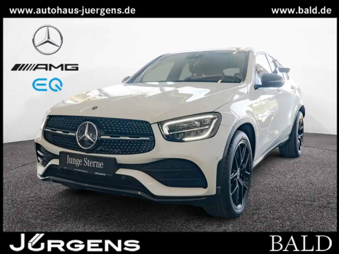 Mercedes-Benz GLC 400 d 4M Coupé AMG-Sport/Wide/Burm/Sitzklima Weiß - 2