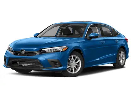 Blue 2022 Honda Civic Sedan Front-Wheel Drive Automatic
