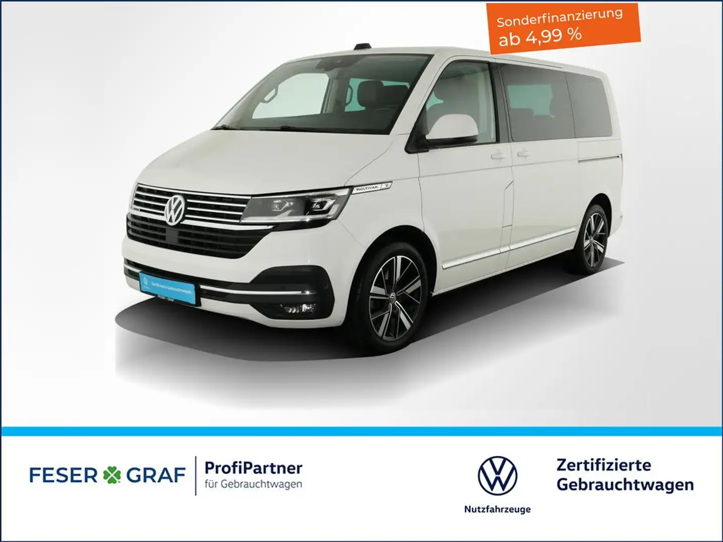 Volkswagen T6.1 Multivan 6.1 2.0TDI GenerationSix 4x4 DSG LED Standheizung Weiß - 1