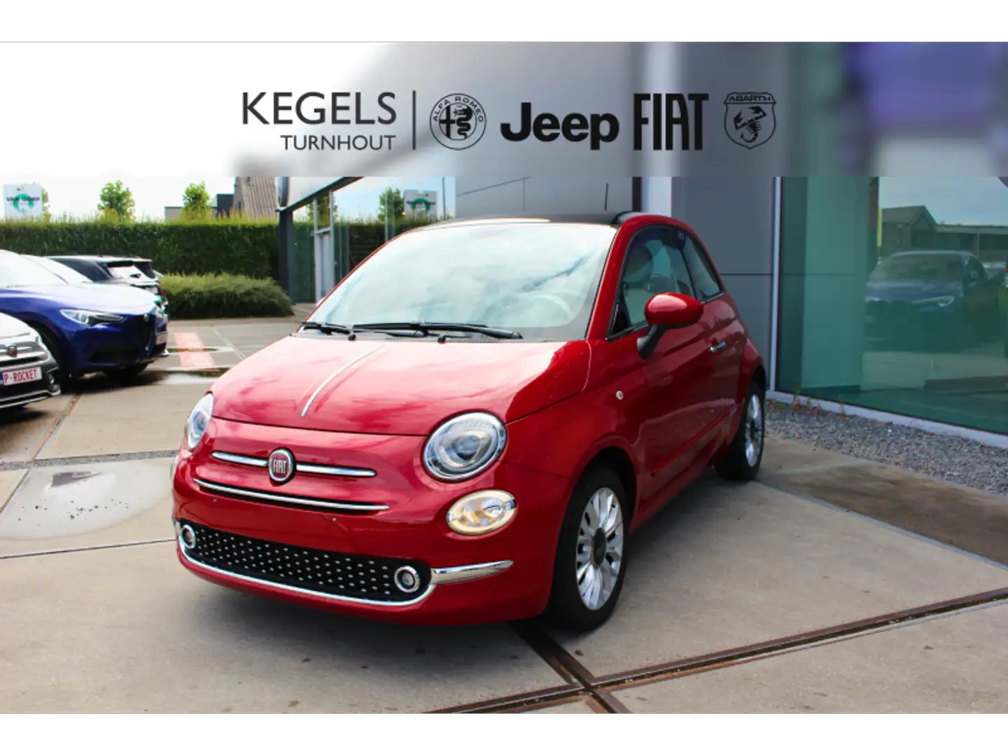 Fiat 500 Lounge Rood - 1