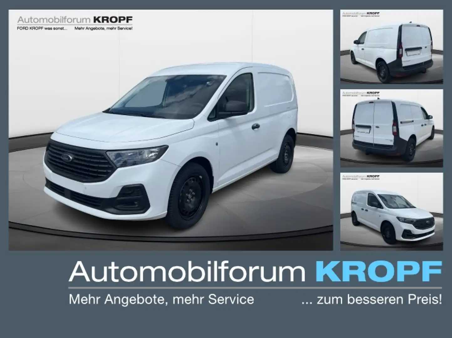 Ford Transit Connect Kasten 2.0 EcoB. L1 AHK ACC Weiß - 1