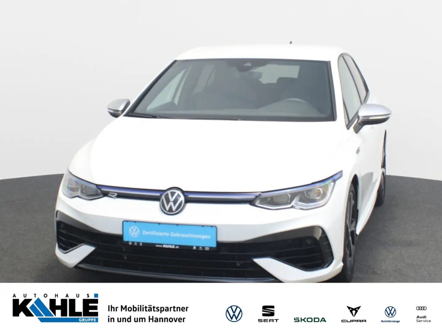 Volkswagen Golf VIII 2.0 TSI DSG 4Motion R vor. Navi LED Blanc - 1