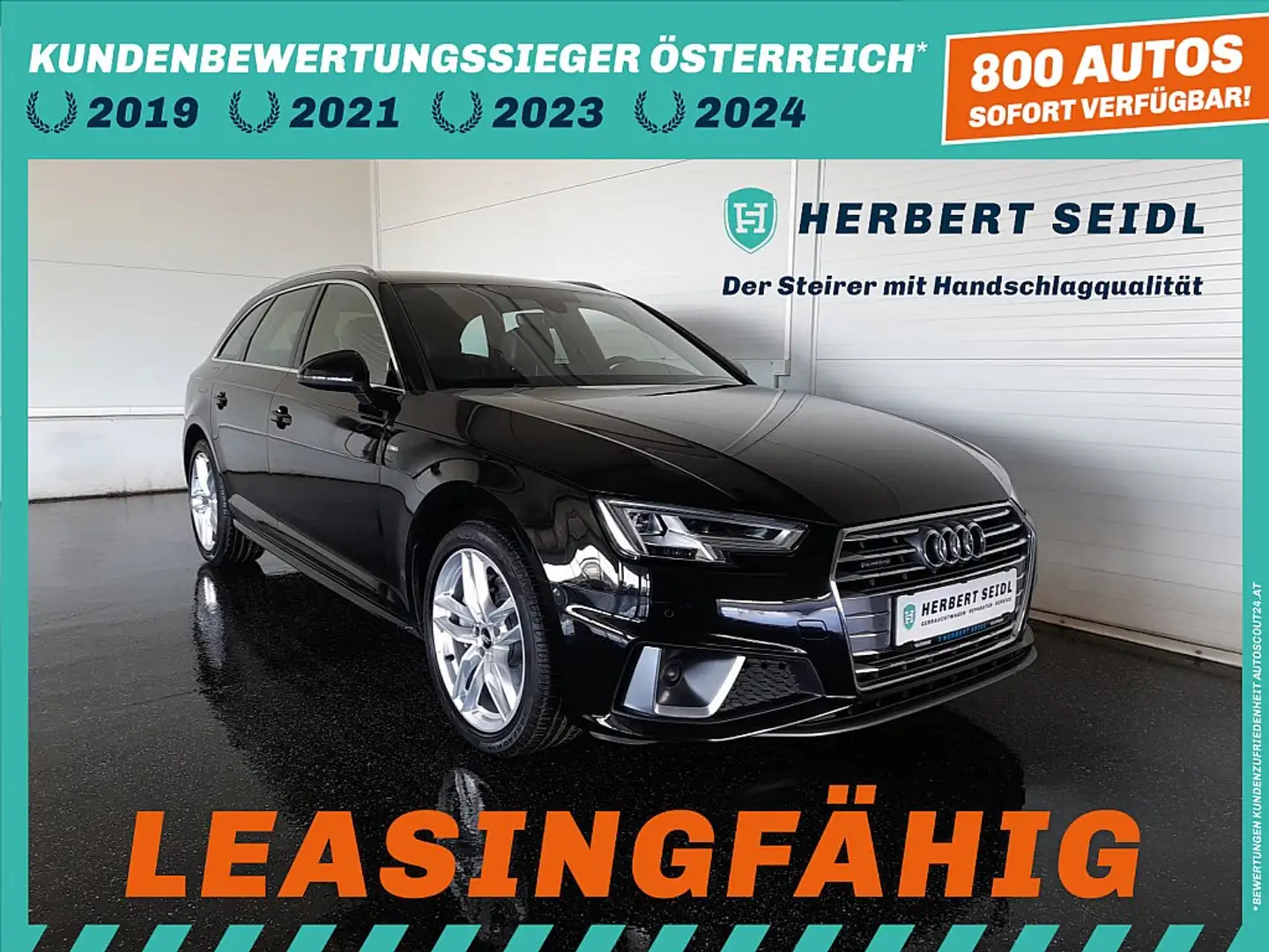 Audi A4 Avant S-LINE SELECTION 2.0 TDI quattro S-tr. *L... Negro - 1