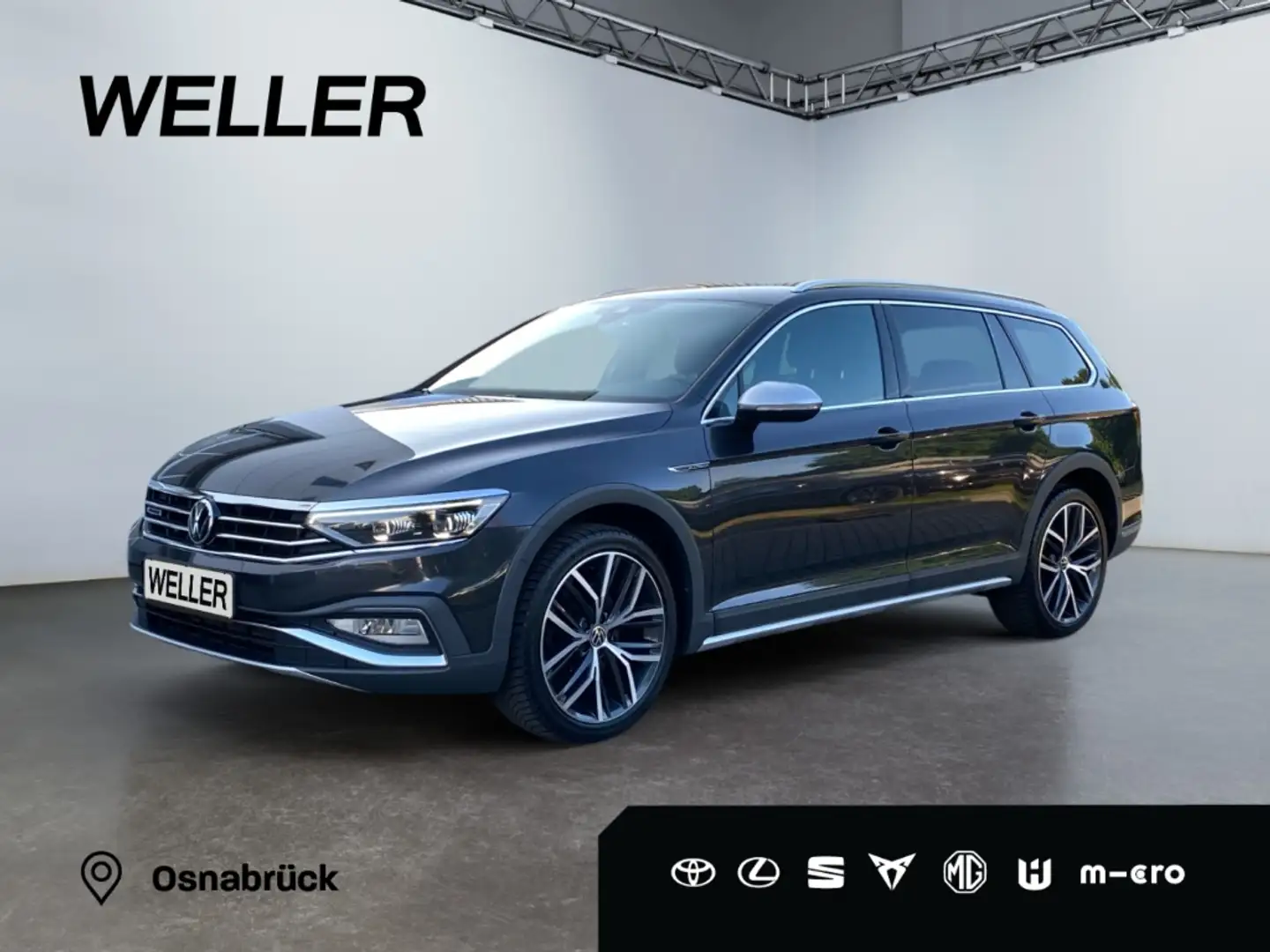 Volkswagen Passat Alltrack 2.0 TDI 4Motion *Leder*AHK*HUD*IQ Drive* Grau - 1