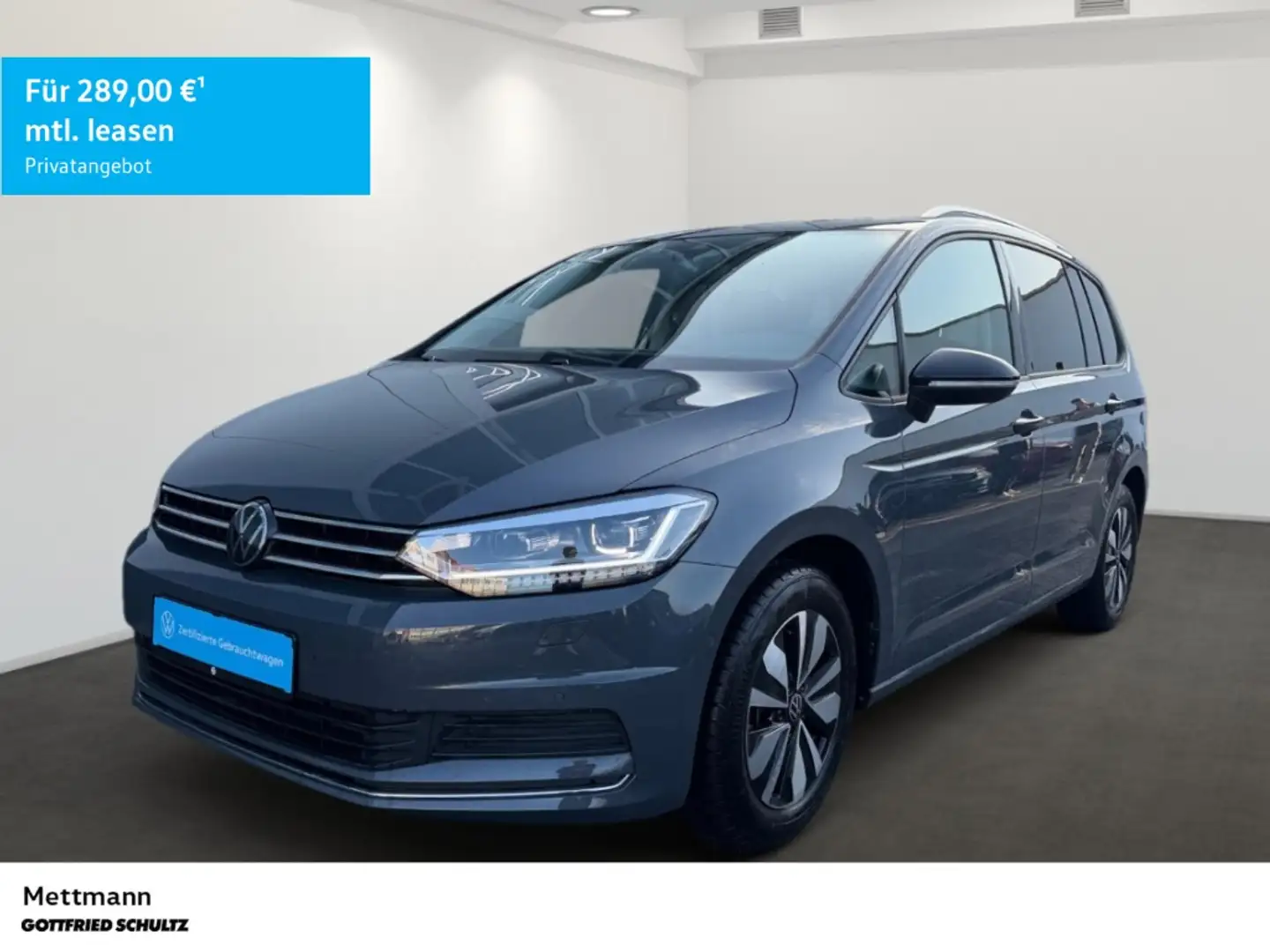 Volkswagen Touran 1.5 TSI Goal DSG LED 7 SITZE AHK SHZ PDC LM ZV Grau - 1