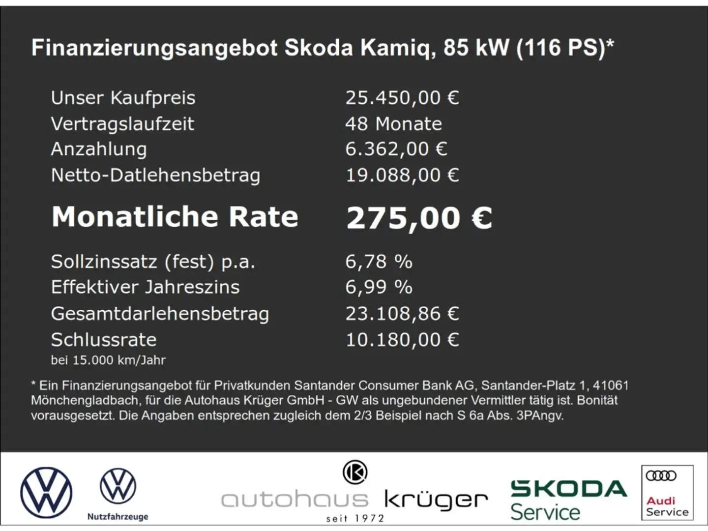 Skoda Kamiq 1.0 TSI DSG Selection Digitales Cockpit LED Apple Noir - 2