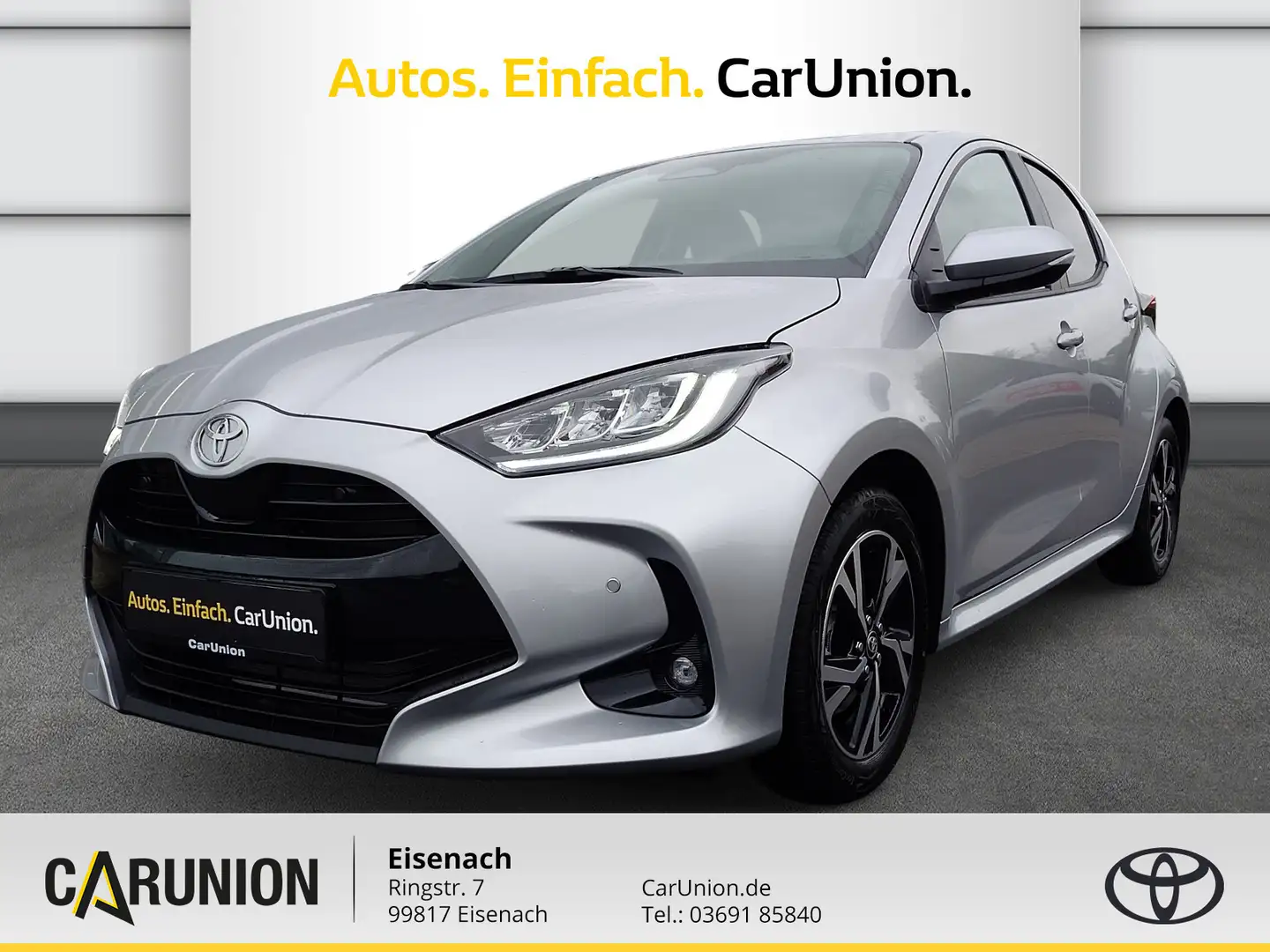 Toyota Yaris - 1,5 l Hybrid Teamplay Silber - 1