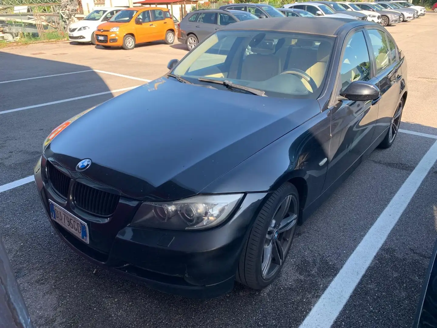 BMW 320 Serie 3 E90 Berlina 320d Futura Nero - 1