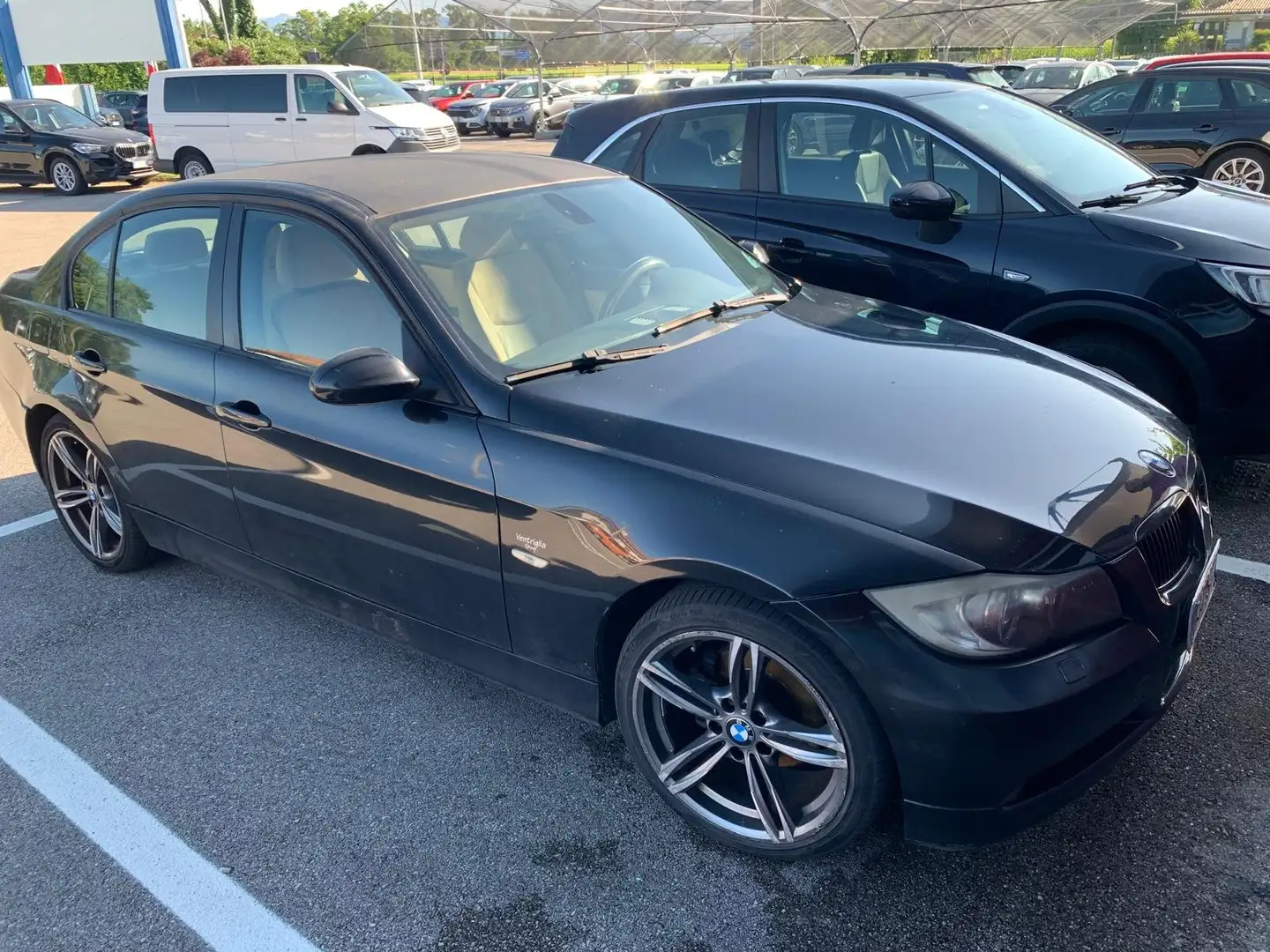 BMW 320 Serie 3 E90 Berlina 320d Futura Nero - 2