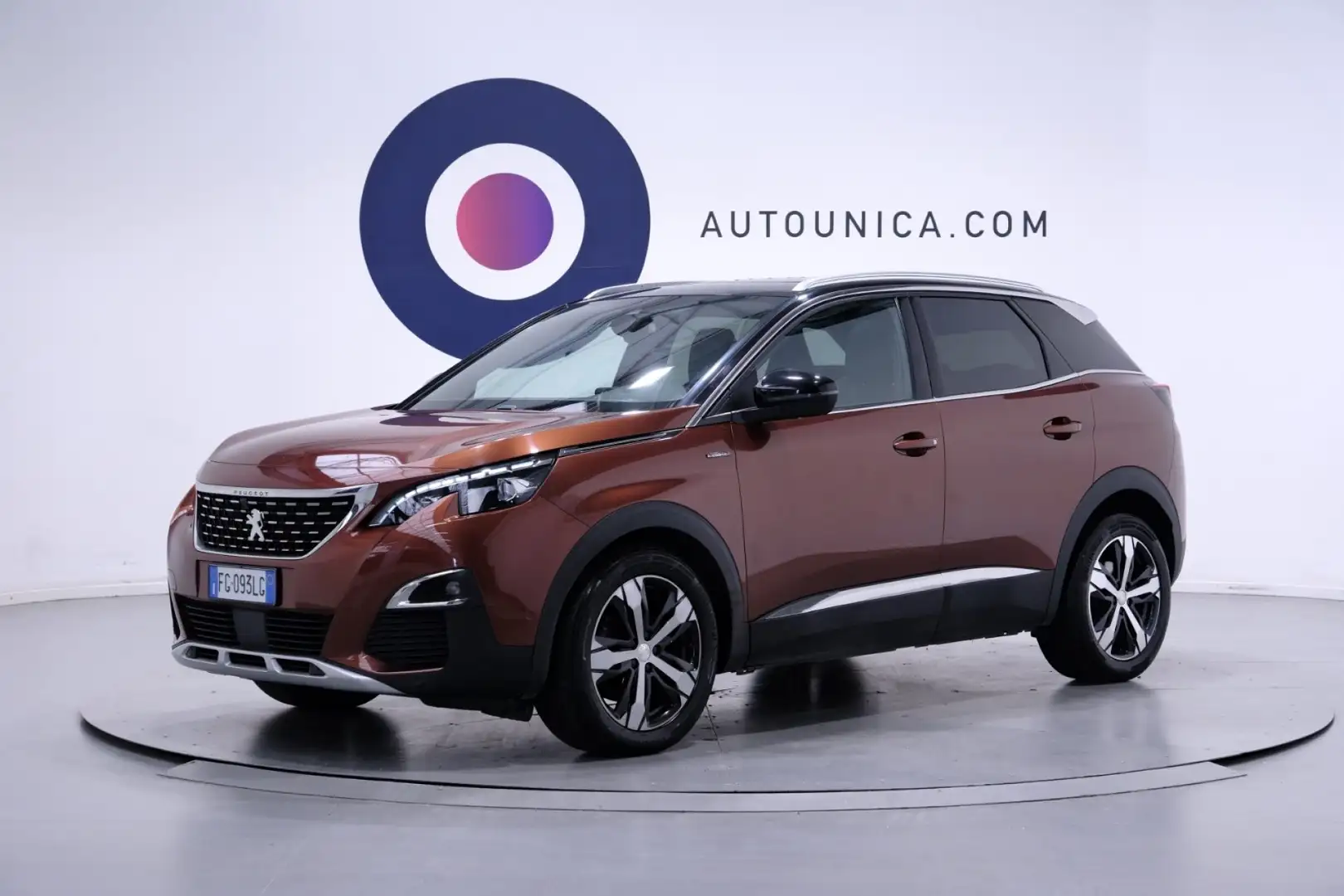 Peugeot 3008 BLUEHDI 150 S&S GT LINE TETTO PANORAMA Arancione - 1