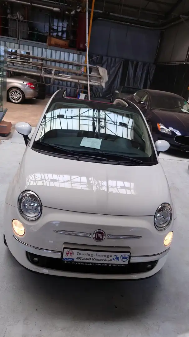 Fiat 500 Lounge  Cabrio /Verdeck rot Blanc - 1