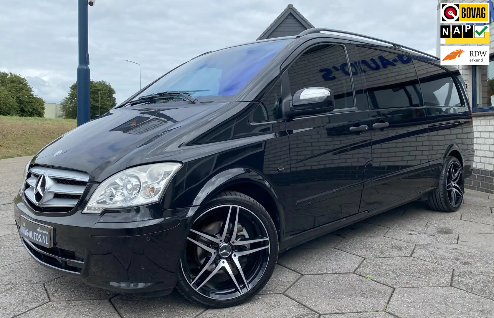 Mercedes-Benz Vito 122 CDI 343 DC AvantGarde/ Leder/ Nwe. motor Negro - 1