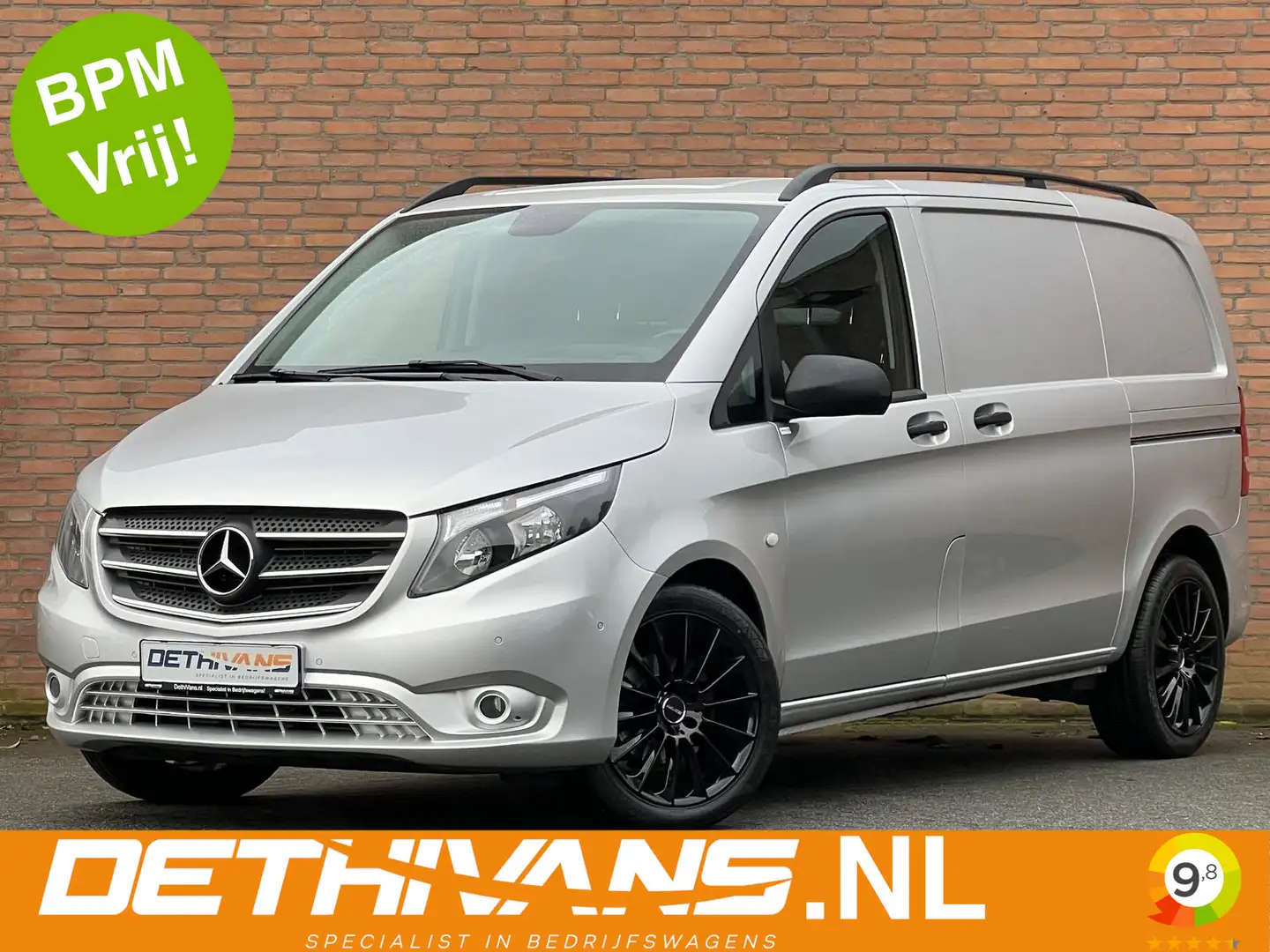 Mercedes-Benz Vito 116CDI 164PK 7G-Tronic / 2x Schuifdeur / Leer / Cr Silber - 1