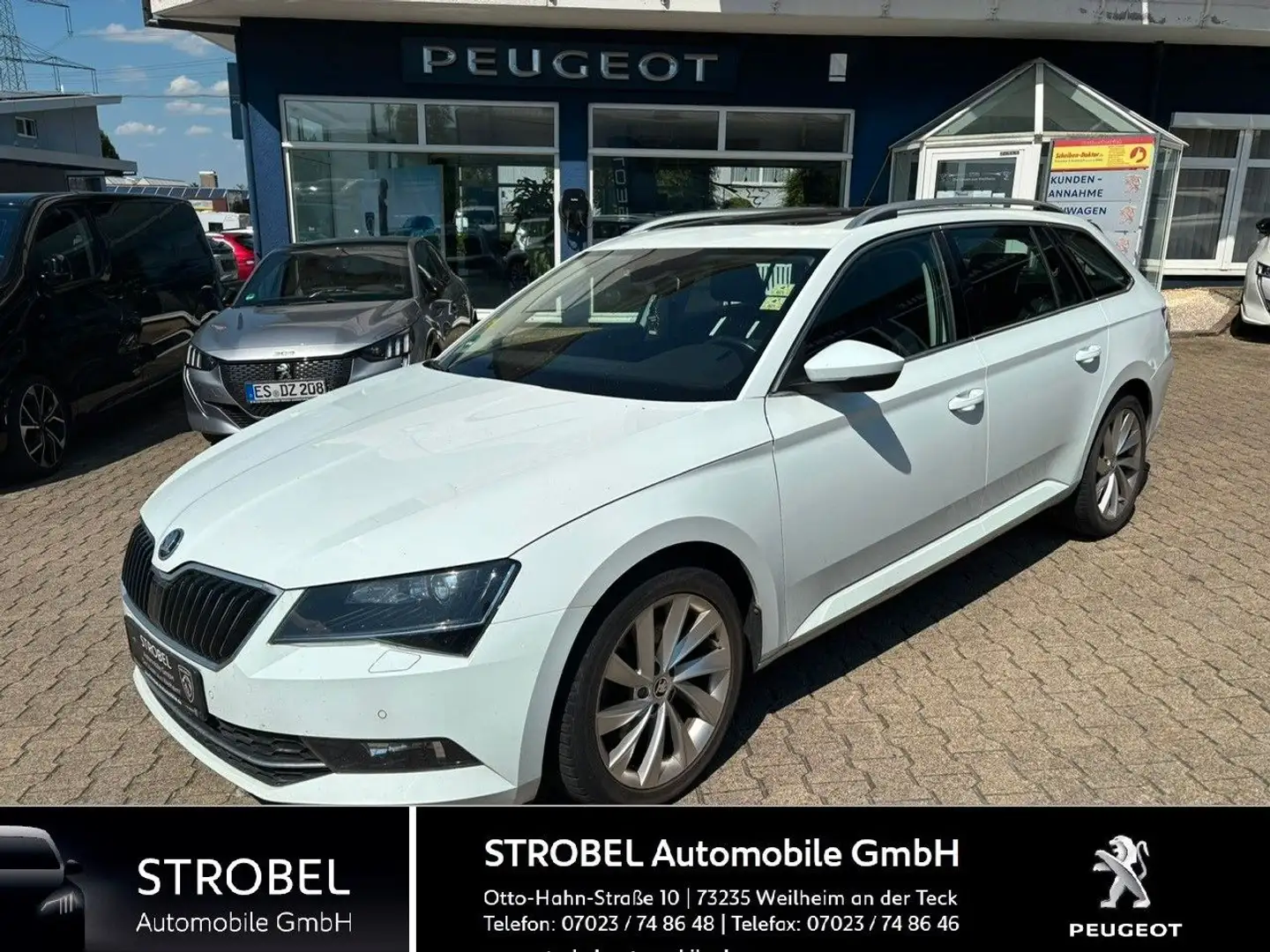 Skoda Superb Combi Style Weiß - 1