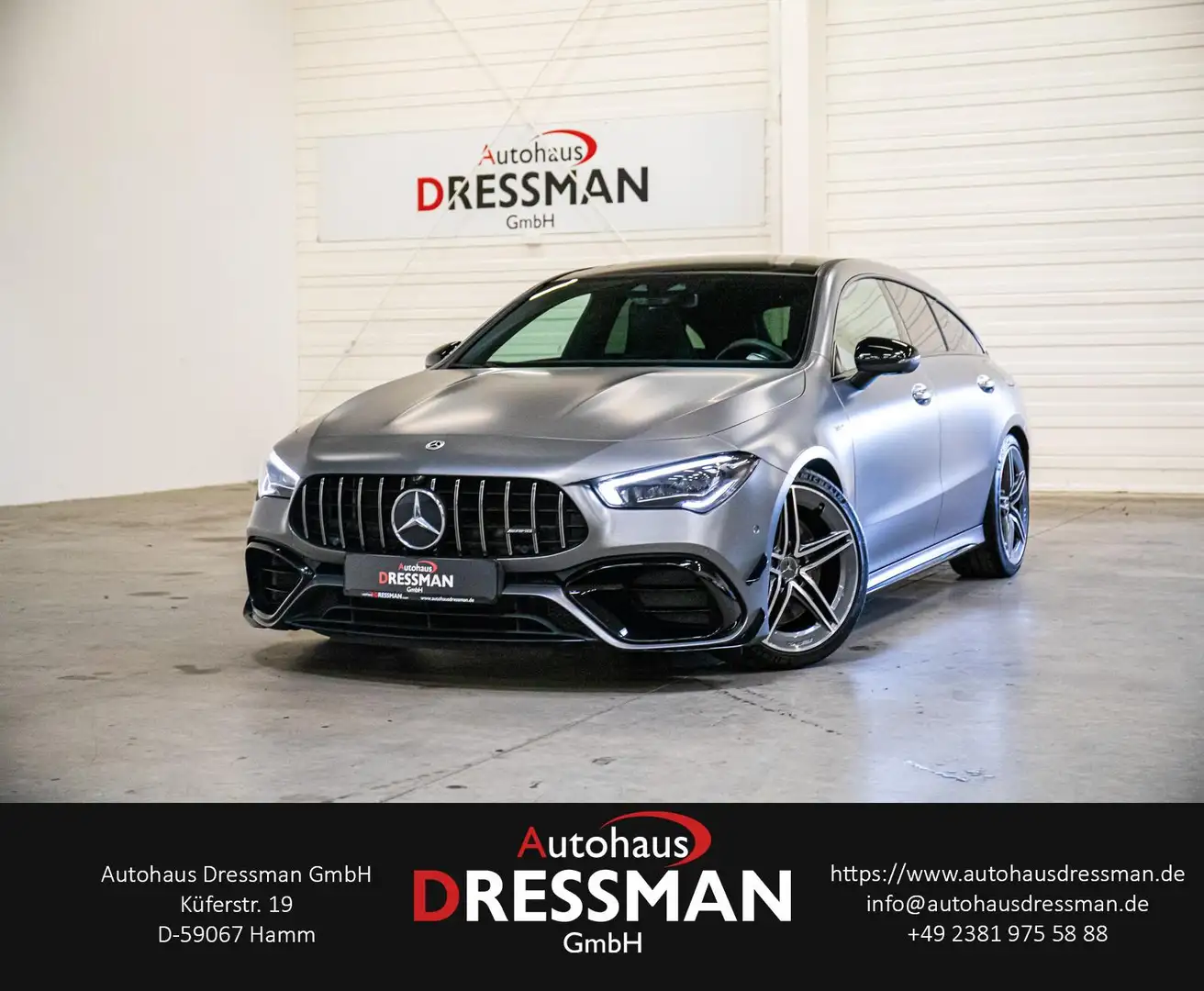 Mercedes-Benz CLA 45 AMG CLA 45 S AMG 4M. PANO MULTIBEAM 360° AERO-PAKET Gris - 1
