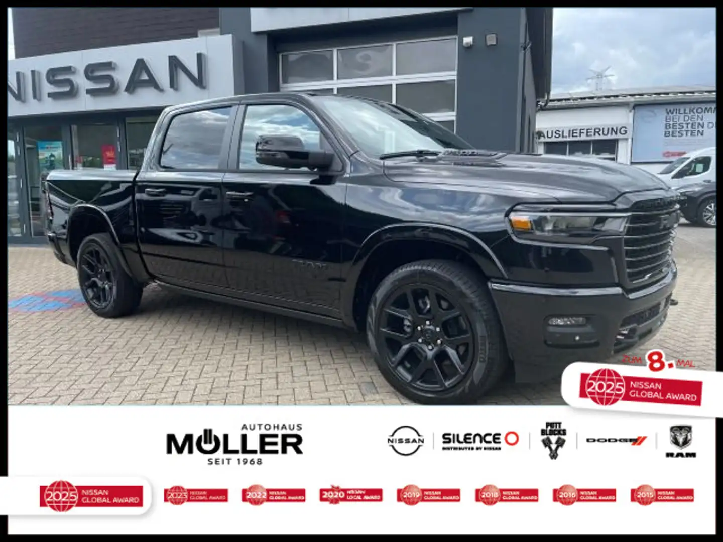 Dodge RAM 1500 LARAMIE NIGHT PREMIUM DIGI-Tacho MY25 Schwarz - 1
