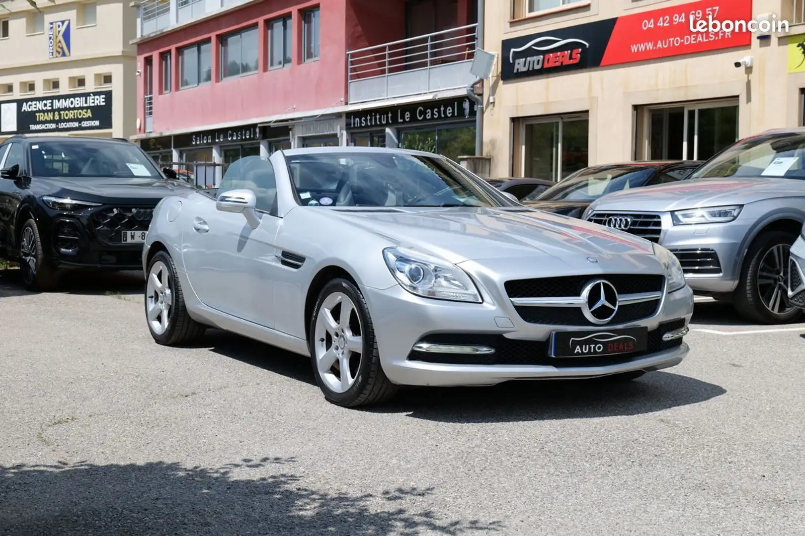 Mercedes-Benz SLK Classe Mercedes 250 blueefficiency 204 CH 7g-troni Argent - 2