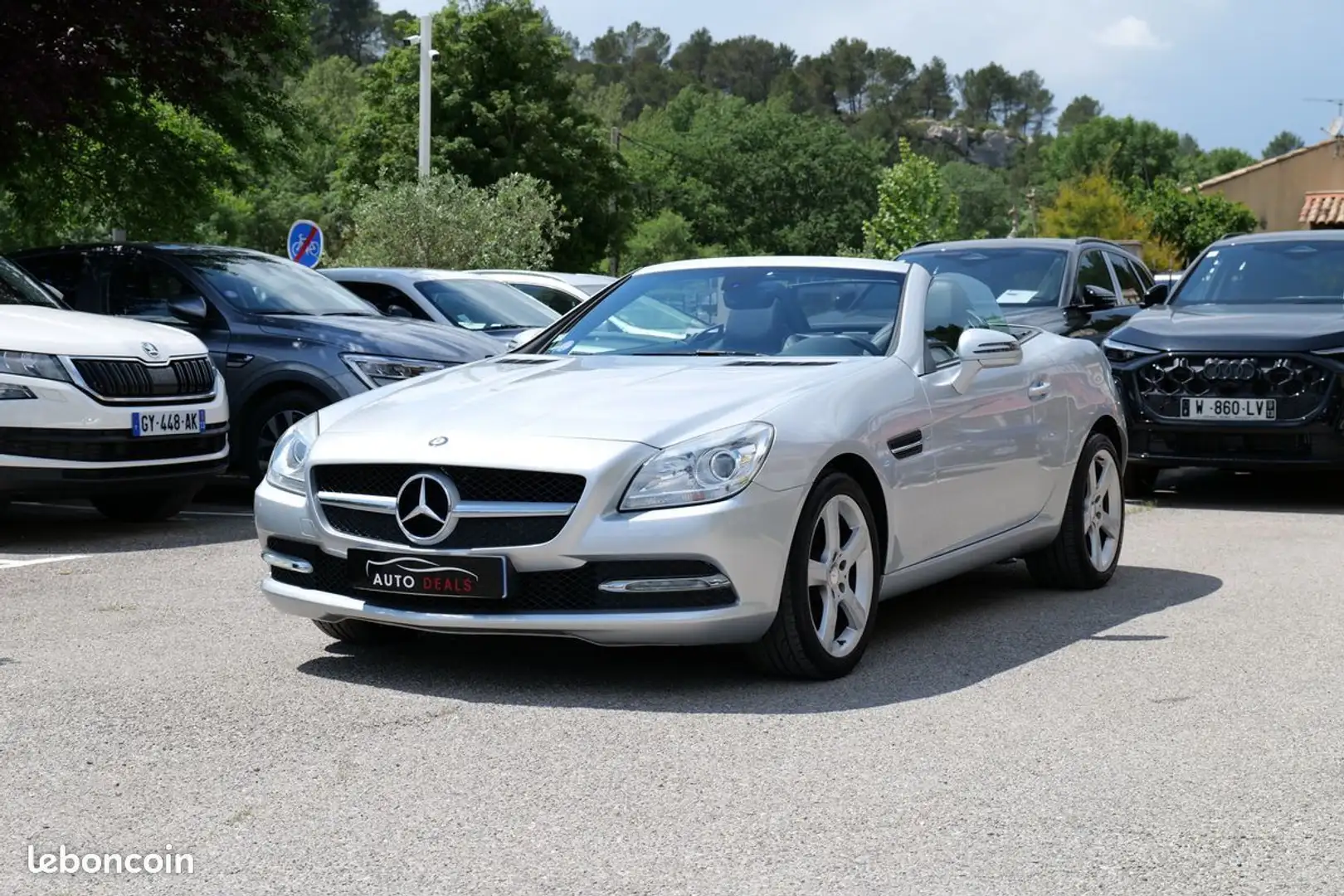 Mercedes-Benz SLK Classe Mercedes 250 blueefficiency 204 CH 7g-troni Argent - 1