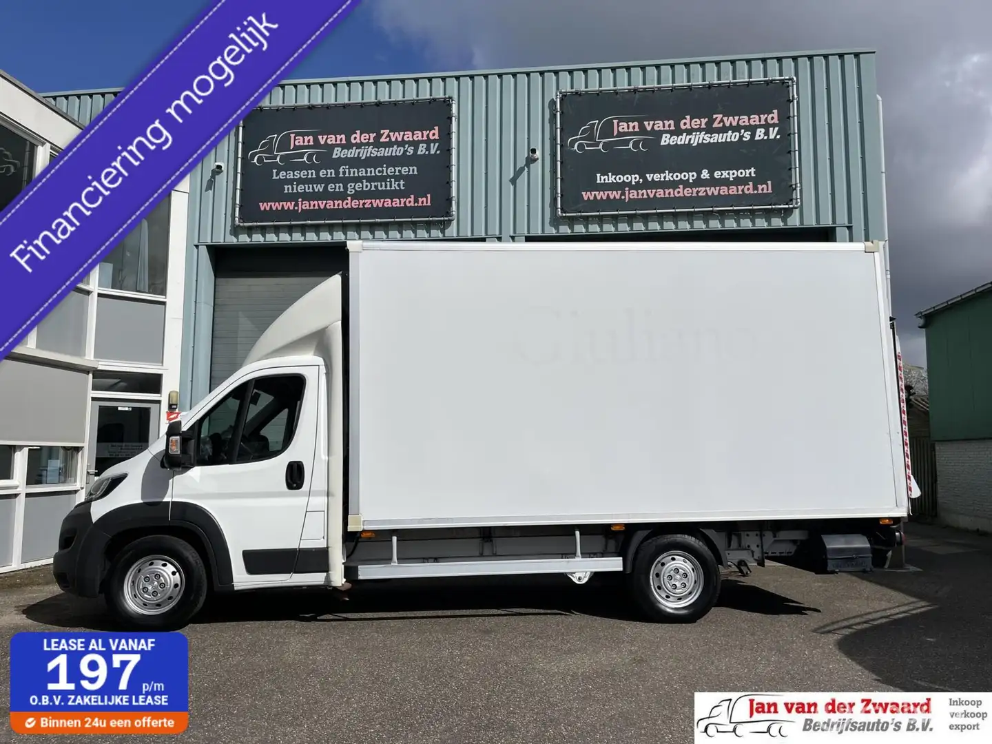 Peugeot Boxer 435 2.2 HDI NIEUWE MOTOR LAADKLEP MEUBELBAK LAADLI Blanc - 1