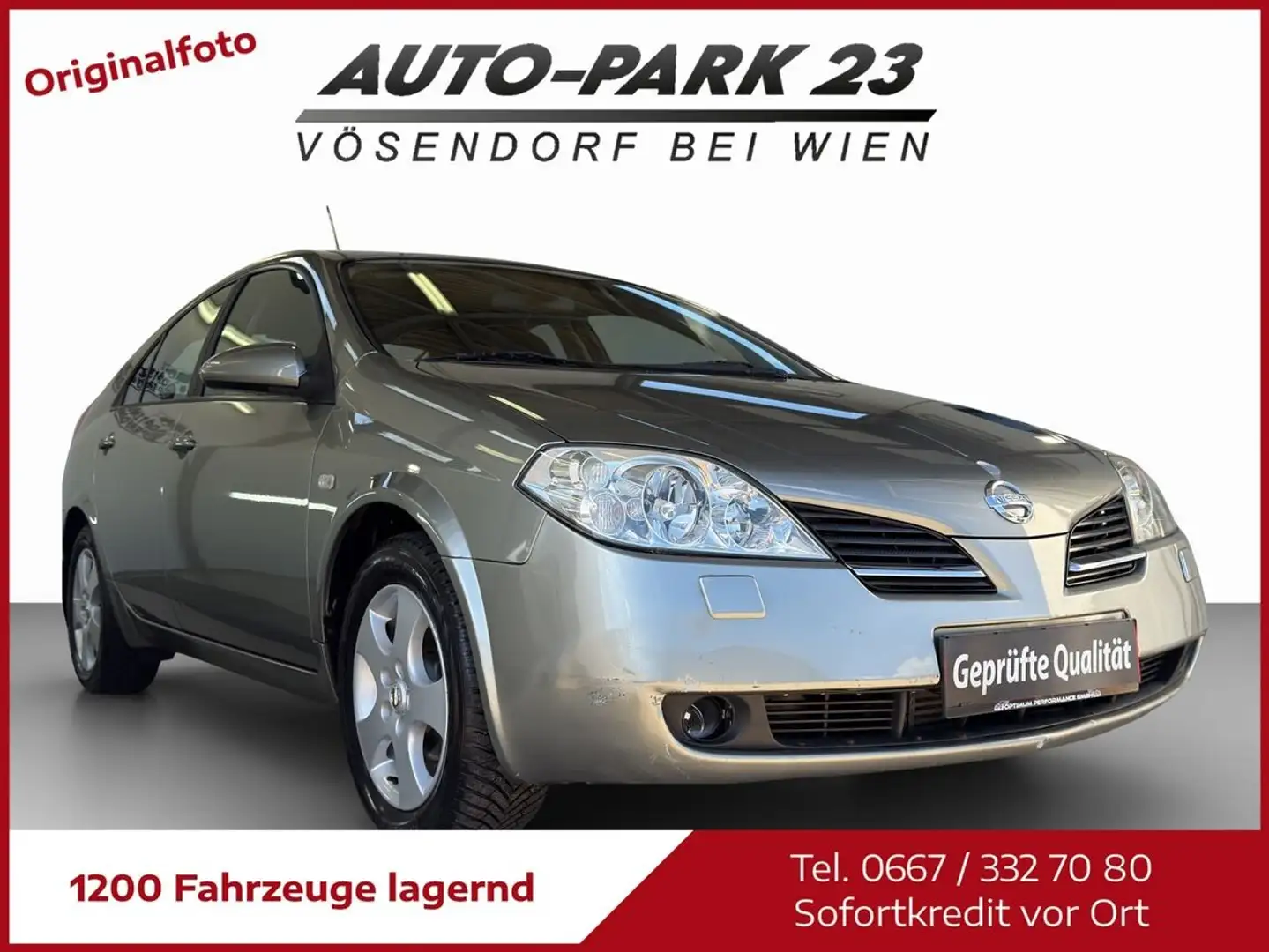 Nissan Primera 1,9 16V dCi BUSINESS*KAMERA*NEUES-PICKERL 1/2027 Grau - 2