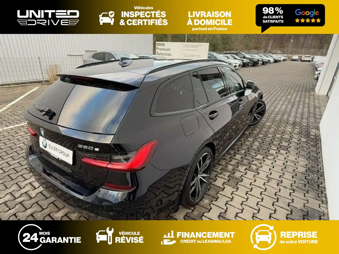 BMW 320 e Touring M-Sport 276CV Noir - 2