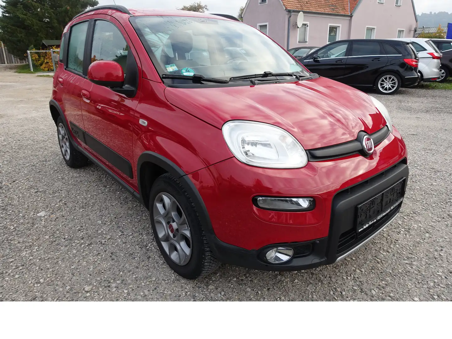 Fiat Panda Rock 4x4 Klima Alu Allwetterreifen § 7/27 Rot - 1
