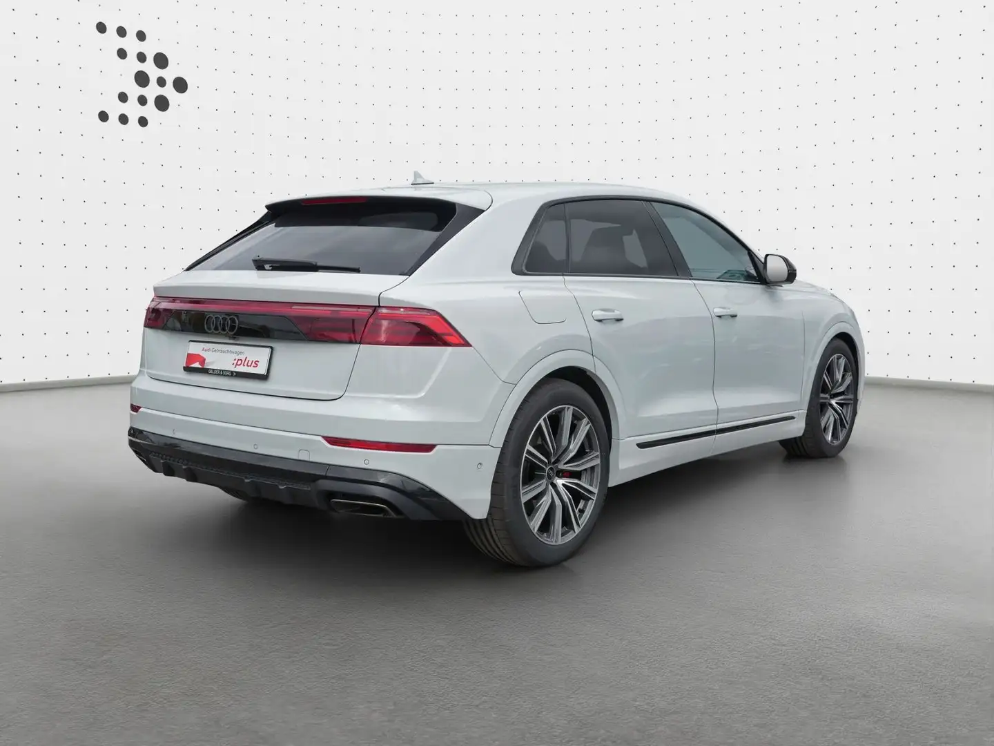 Audi Q8 60 TFSIe quattro S line AHK*Air*Pano*360°*HuD Weiß - 2