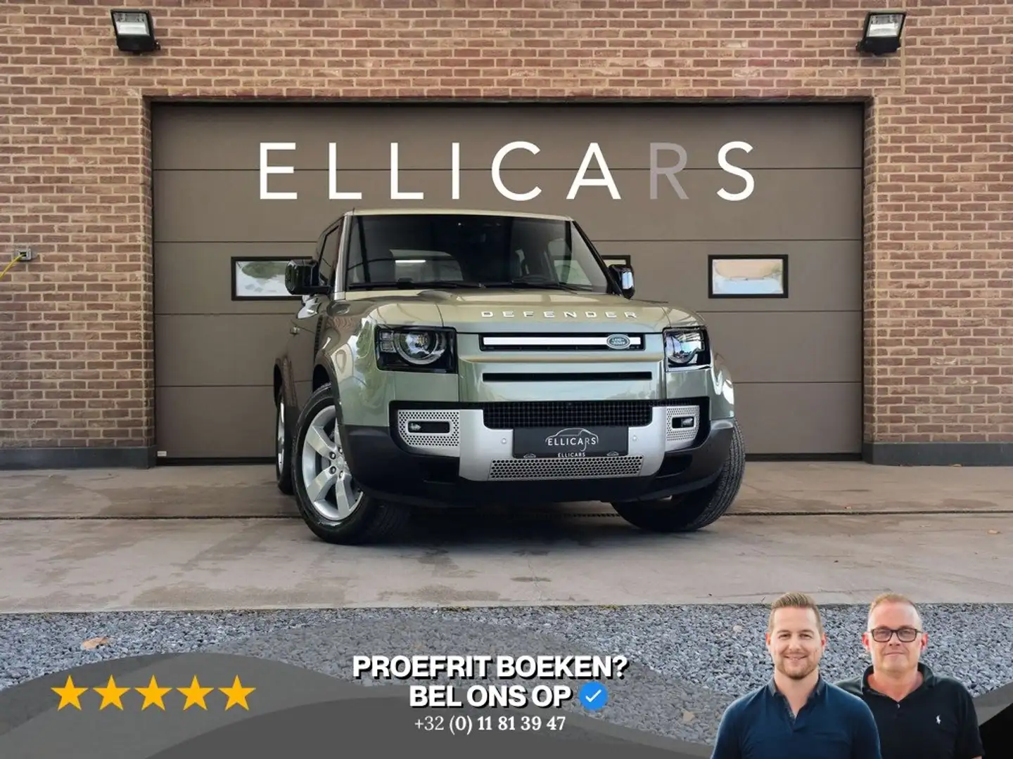 Land Rover Defender 90 D300 HSE / LICHTE VRACHT / SCHUIFDAK / CARPLAY Vert - 1