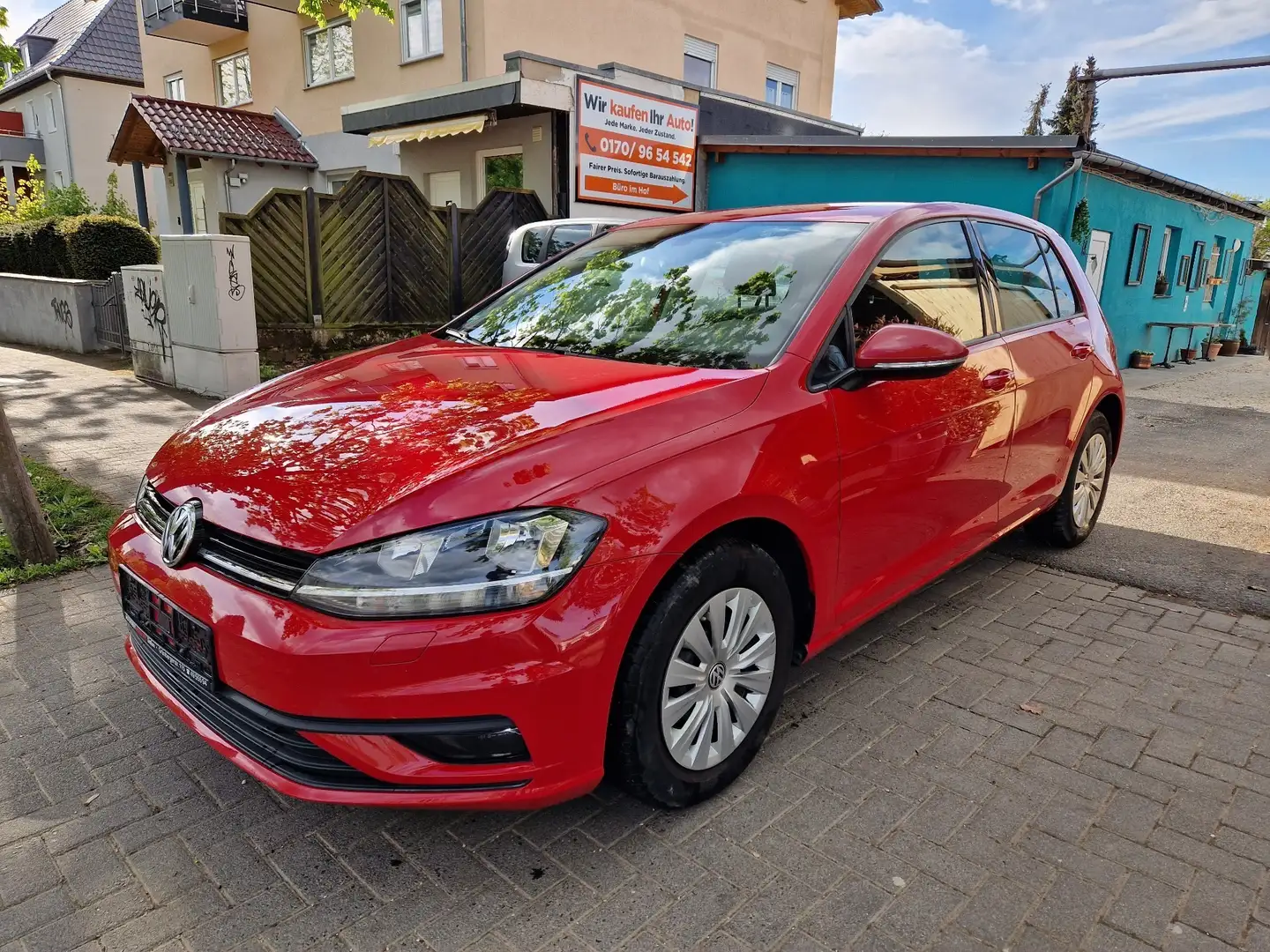 Volkswagen Golf 1.6 TDI  MWSt. ausweibar Rojo - 1