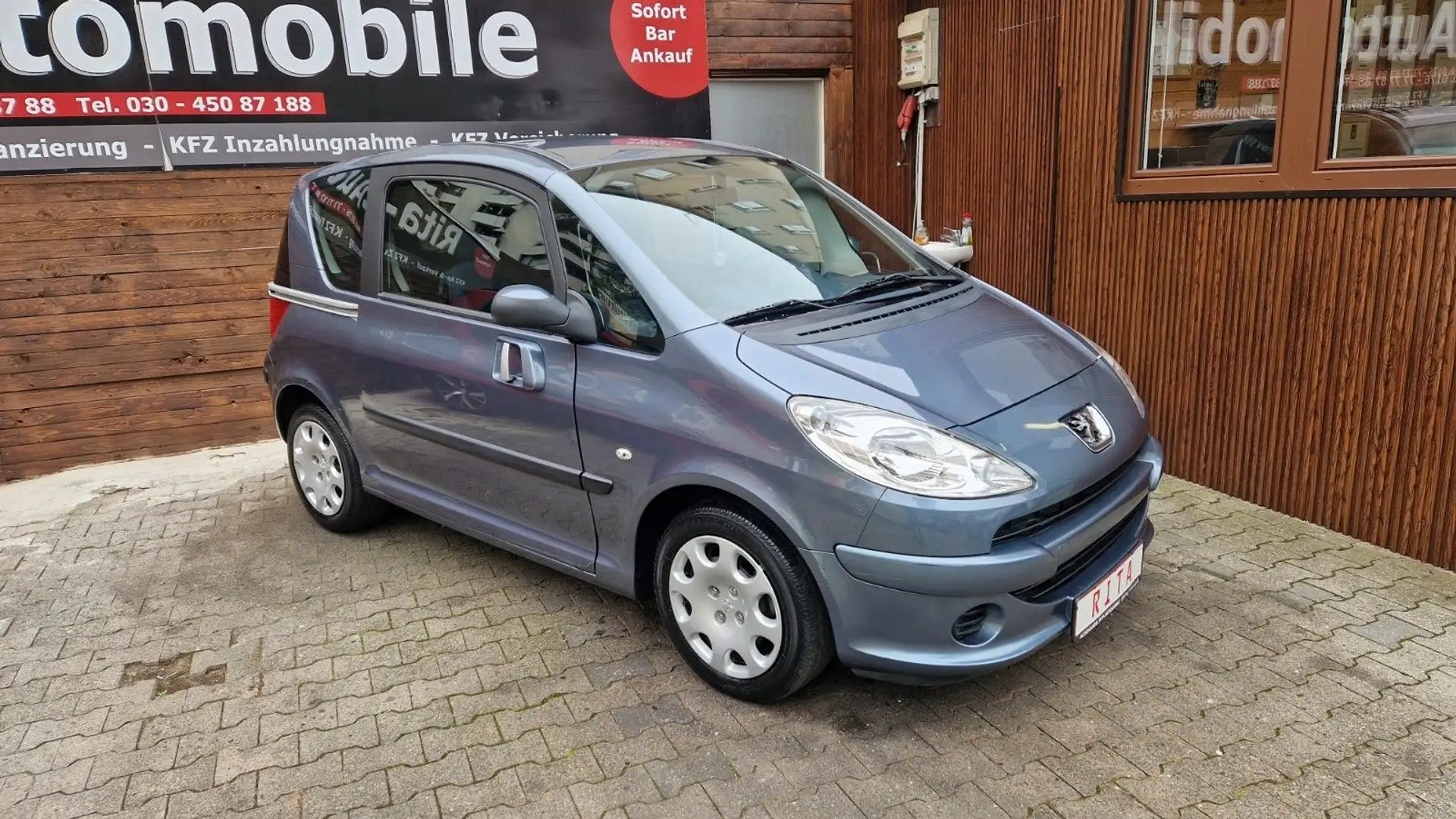Peugeot 1007 1 Hand , Klima , Grijs - 2