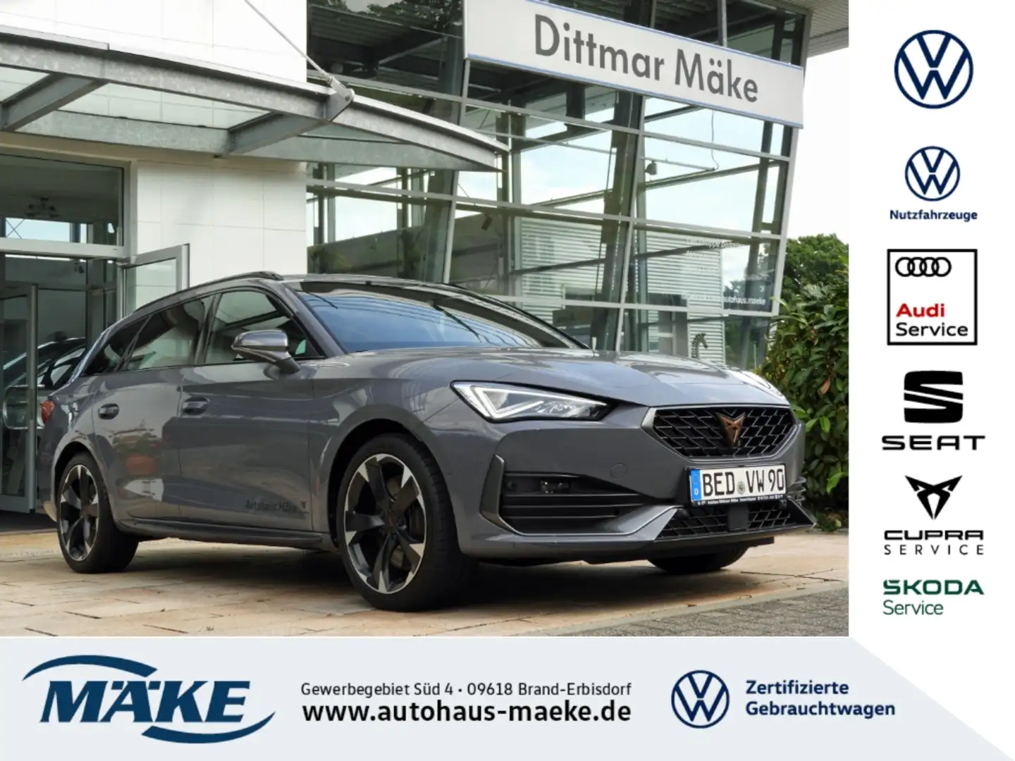 CUPRA Leon ST 2.0 TSI DSG LED ACC NAV BEATS 18'' Grau - 1