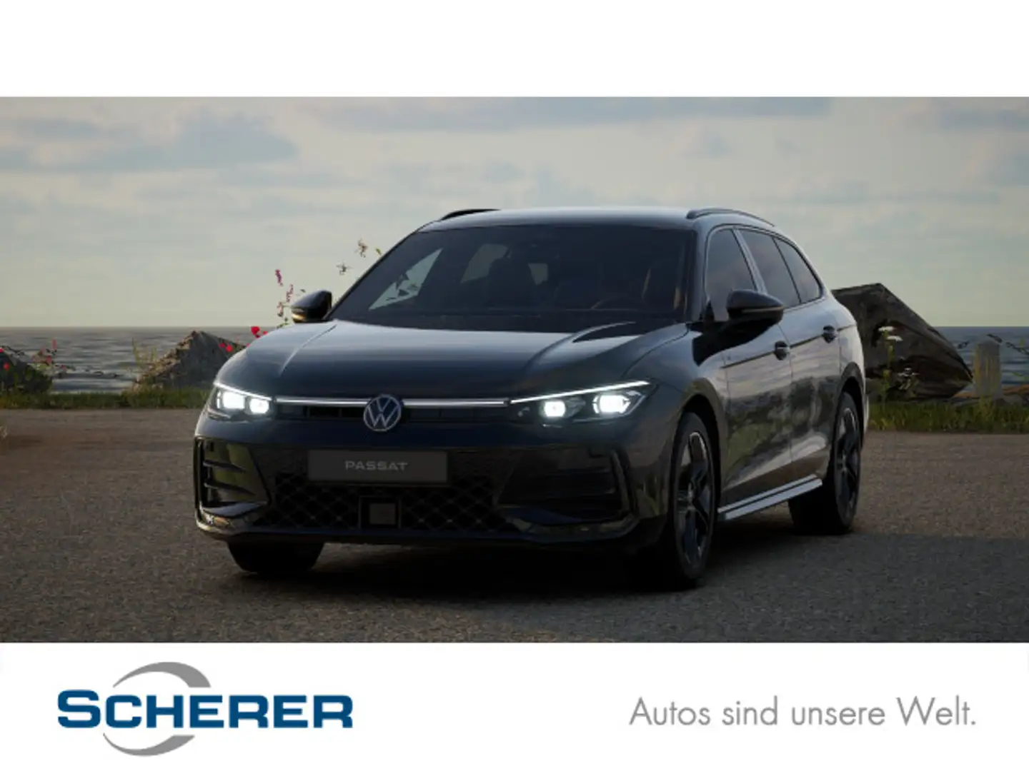 Volkswagen Passat Variant R-Line 2.0 TDI ACC AHK MATRIX NAV Schwarz - 1